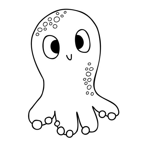 drawing easy octopus 8