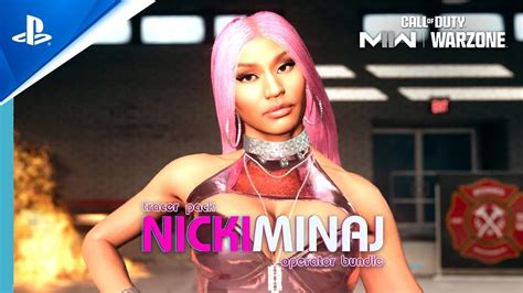 Trailer mostra Nicki Minaj em ação em Warzone e MWII