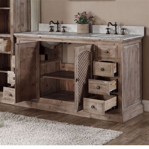 Rustic Country Bathroom Vanity