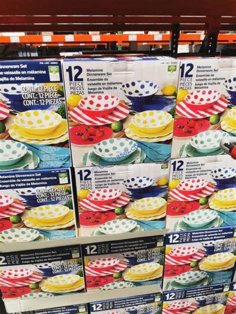 Costco 1630833 Melamine Dinnerware Set All Costco Chaser