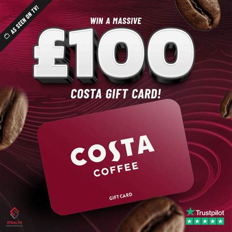 £100 COSTA GIFT CARD - Stealth Competitions