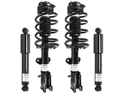 Front And Rear Strut Coil Spring And Shock Absorber Kit 4 Piece