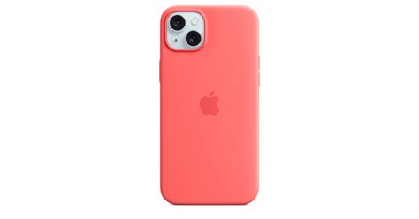 Iphone 15 Plus Silicone Case With Magsafe Guava Apple Ca