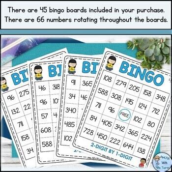 Multi Digit Multiplication Bingo Game 2 Digit By 1 Digit TPT