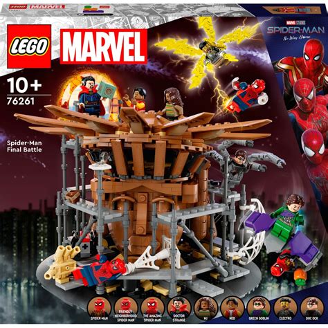 LEGO Marvel 76261 Spider-Man: No Way Home Spider-Man Final Battle Set ...