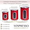 Amazon Mixpresso Piece Red Canisters Sets For The Kitchen