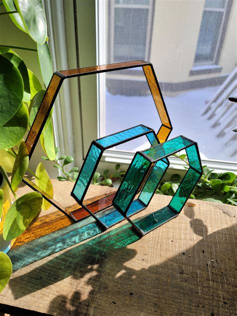 I Made These Polygon Sculptures I Am In Love With Creating 3D Stained