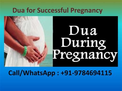 Dua For Successful Pregnancy Ppt