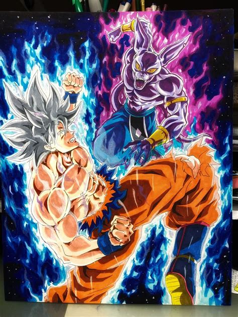 Mui goku vs full power beerus | Unic Artwork | Anime dragon ball goku, Dragon ball super artwork ...