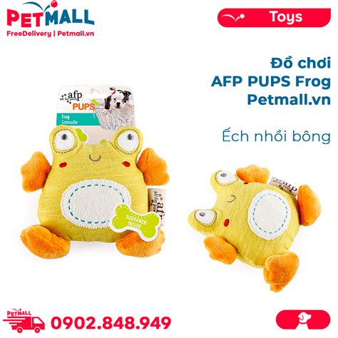 Đồ chơi AFP PUPS Frog Ếch nhồi bông Petmall Petmall vn Dịch Vụ