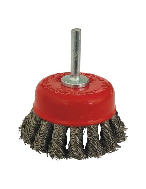 Brosse Conique Sur Tige Mm Fil Acier Torsad Mm Echamat Kernst