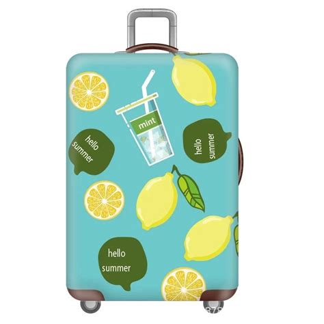 Fruit Ice Cream Luggage Cover Thicken Elasticity Baggage Cover Suitable