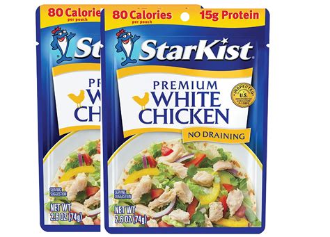 Starkist Premium White Chicken 26 Oz Pouch Pack Of 2