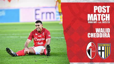 S S Post Match Bari Parma Walid Cheddira Youtube