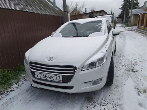 Брызговики — Peugeot 508 (1G), 2 л, 2012 года | своими руками | DRIVE2