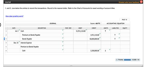 Solved Bond Premium Entries For Bonds Payable Transactions