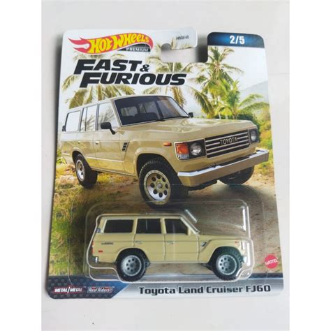 Hot Wheels Premium Fast And Furious Toyota Land Cruiser Fj Cream Shopee Singapore