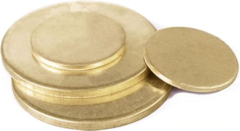 Lovedelu Brass Round Plate 1 Thickness H62 Brass Copper