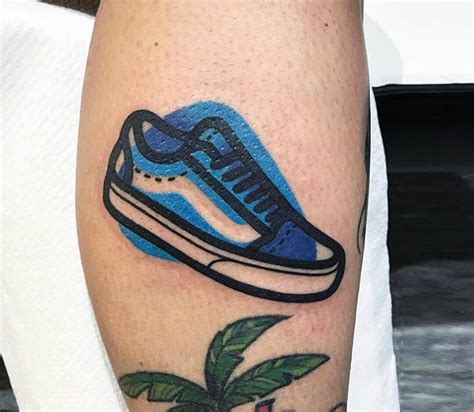 Blue Vans Shoe Tattoo By Mambo Tattooer Photo 32153