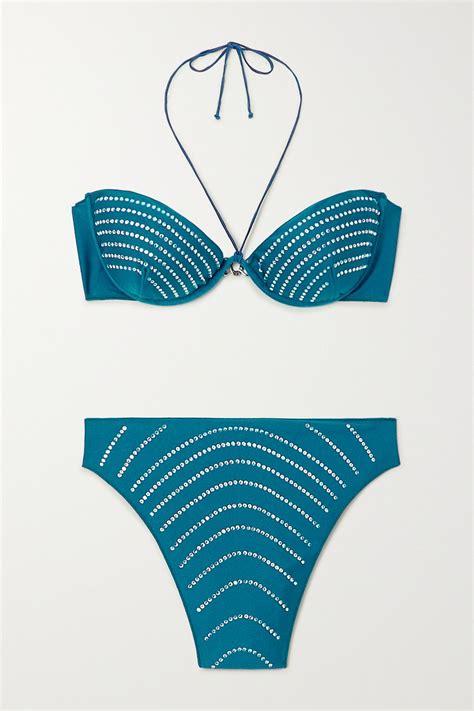 Oséree s Gem bikini is so named for the rows of glistening crystals