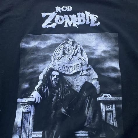 Rob Zombie Hot Topic Shirt Good Conditon Only Worn Depop