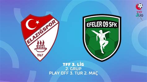 TFF 3 Lig 2 Grup Play Off 3 Tur 2 Maç Çimentaş Elazığspor