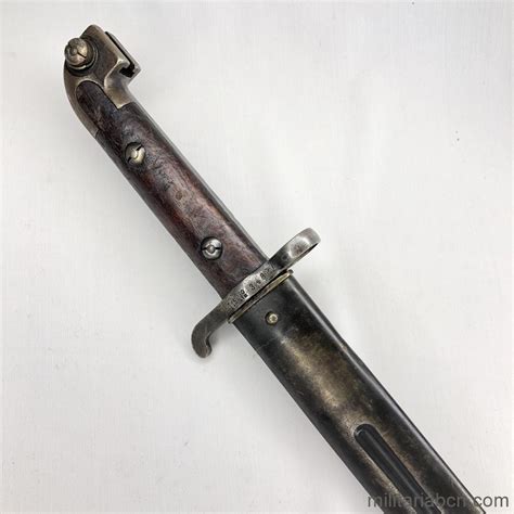 Sweden Model 1914 Bayonet Used On The M189414 Mauser Carbine