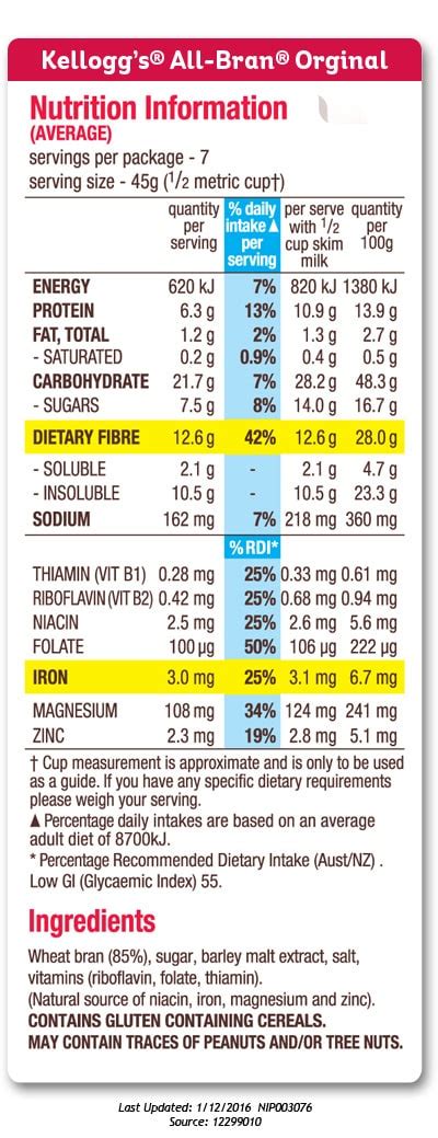 Kelloggs® All Bran® Original Kelloggs