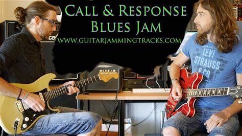 Blues Guitar Call And Response Jam In C With Danny And Dan Youtube