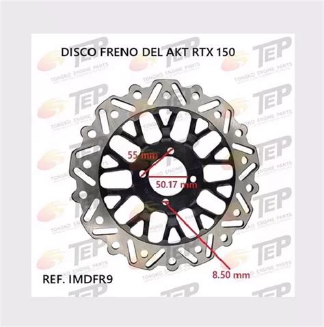 Disco Freno Del Akt Rtx 150