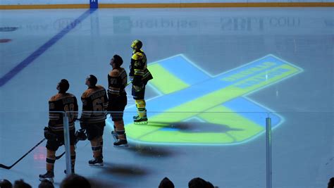 Emotional Boston Bruins game