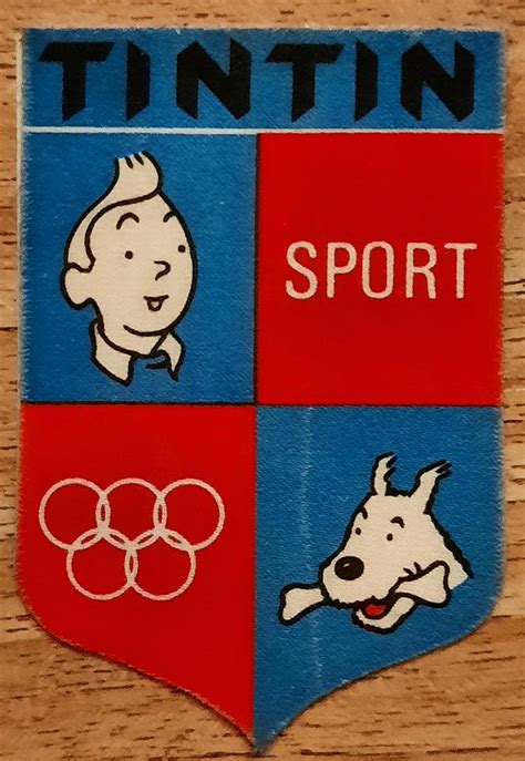 Kuifje Tintin Herg Sticker Tintin Sport Linnen Sticker