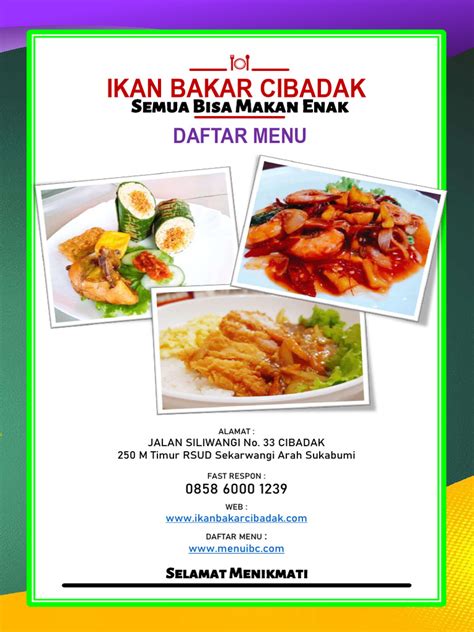 Menu Baru Ibc Pdf