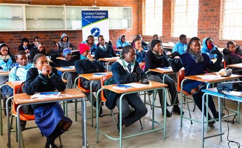 African High School Children In Classroom Editorial Photography Image