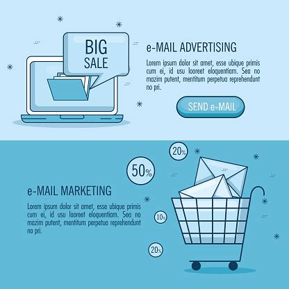 Vetores De Email Marketing E Publicidade Infográfico De Email E Mais