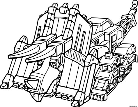 Coloriage Dozer From Dinotrux Dessin Dinotrux Imprimer