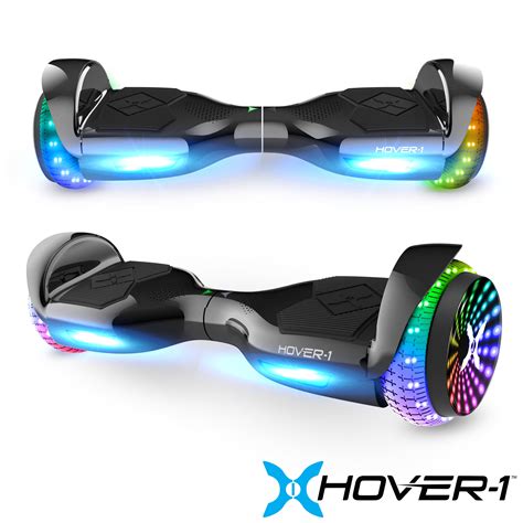 Hover-1 i-200 Hoverboard with Built-In Bluetooth Speaker, LED Headlights, LED Wheel lights, 7 ...