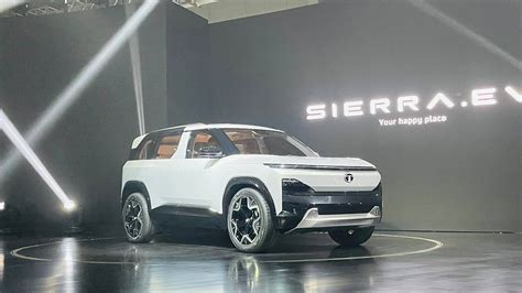 Auto Expo 2023 Tata Sierra Ev Concept Showcased Yet Again Zigwheels