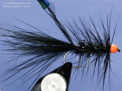 Orange Bead Woolly Bugger Classic Fly How To Tie Fly Fly Tying