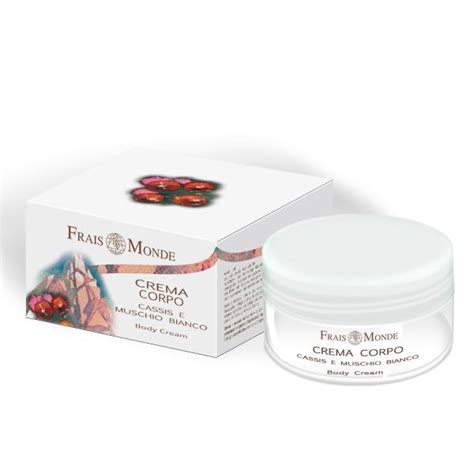 Cassis E Muschio Bianco Crema Corpo Frais Monde Lill Natura