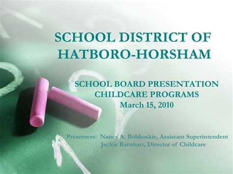 Ppt School District Of Hatboro Horsham Powerpoint Presentation Free Download Id3549738