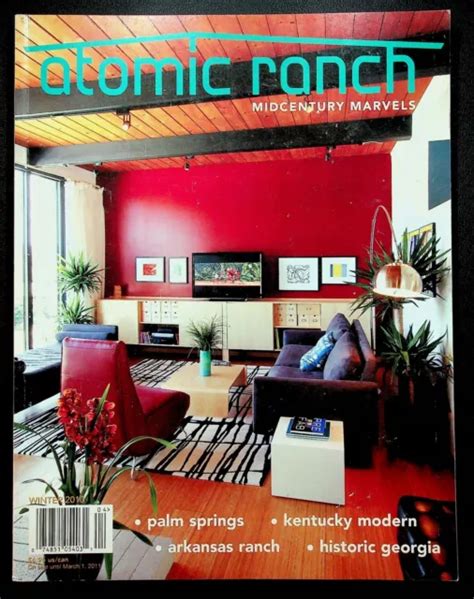 Atomic Ranch Magazine Winter Mid Century Modern Interior Home