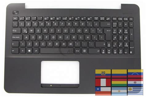 Teclado Latino QWERTY En Negro Accessoires Asus