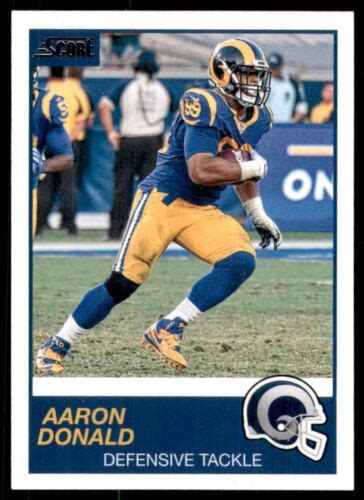 Score Aaron Donald Los Angeles Rams Ebay