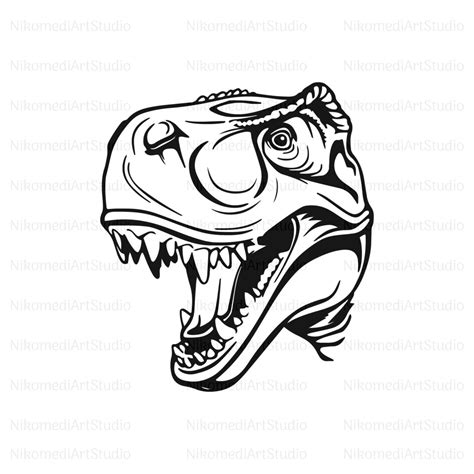 T Rex Svg Dinosaur Svg Tyrannosaurus Rex Svg T Rex Clipart Etsy