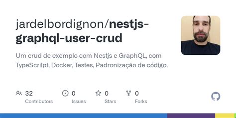 Github Jardelbordignon Nestjs Graphql User Crud Um Crud De Exemplo