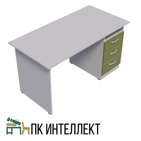Стол с тумбой и тремя ящиками для хранения С.П.9 | Производство мебели ...