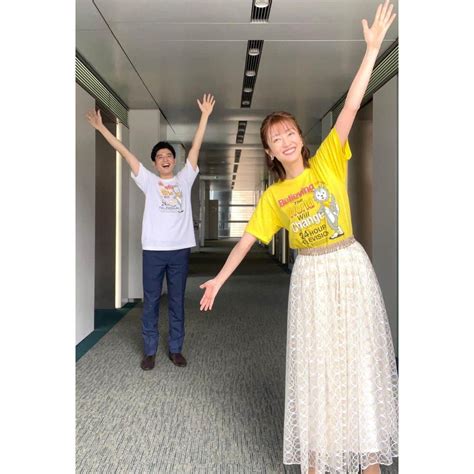 滝菜月さんのインスタグラム写真 滝菜月instagram「今日から24時間テレビのチャリtシャツを着て ヒルナンデスお送りしてます👕