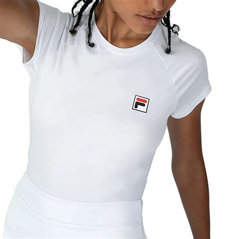 Camiseta Fila Tennis Basic Feminina Branca LOJA DE ESPORTE