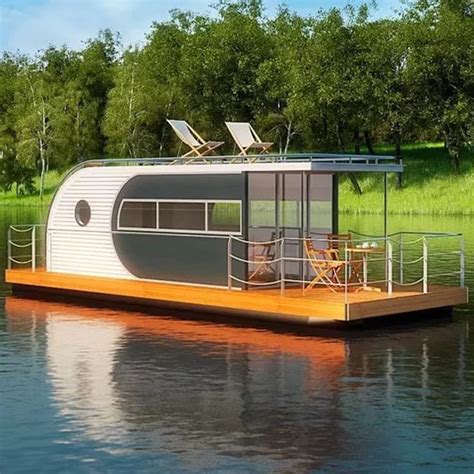 Floating Resort Hotel Live On The Water Floating Housing House Boat